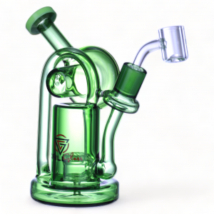 Chill Glass - 7" Drumming Elegance In Each Puff w/ HoneyComb Perc Water Pipe [JLE-359]